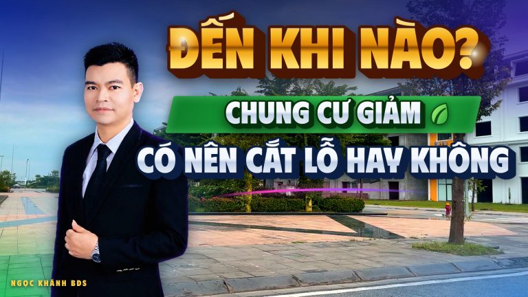 Chung cư giảm đến khi nào? Tôi không trả lời bằng một con số